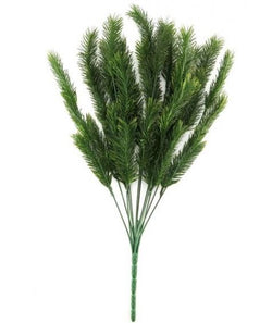 21" Faux Pine Bush-Small Needle-Green