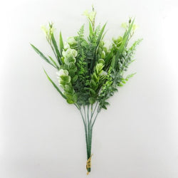 22" Mixed fern, Eucalyptus, Grass Filler Spray