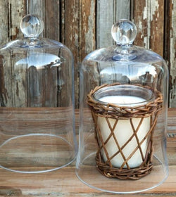 Candle Cover Bell Jar 6" x 9"